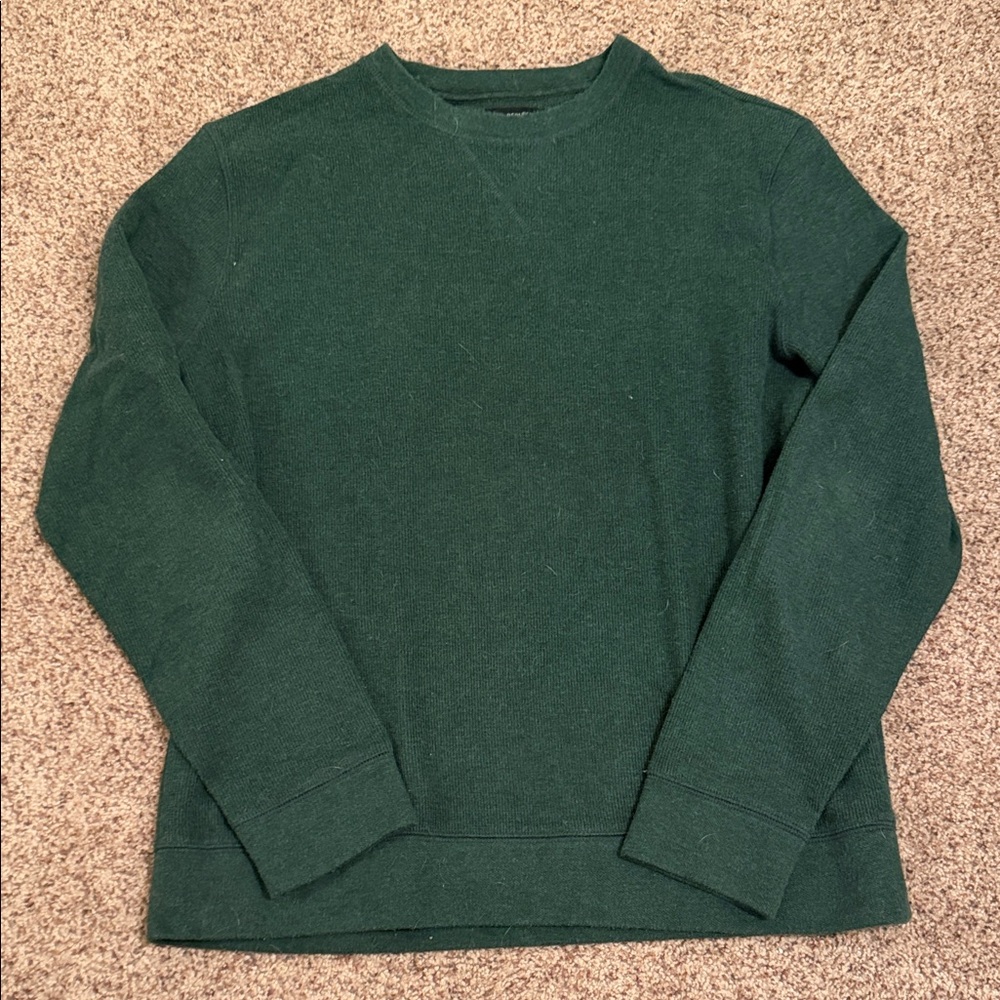 Banana Republic Dark Green Crewneck Sweater